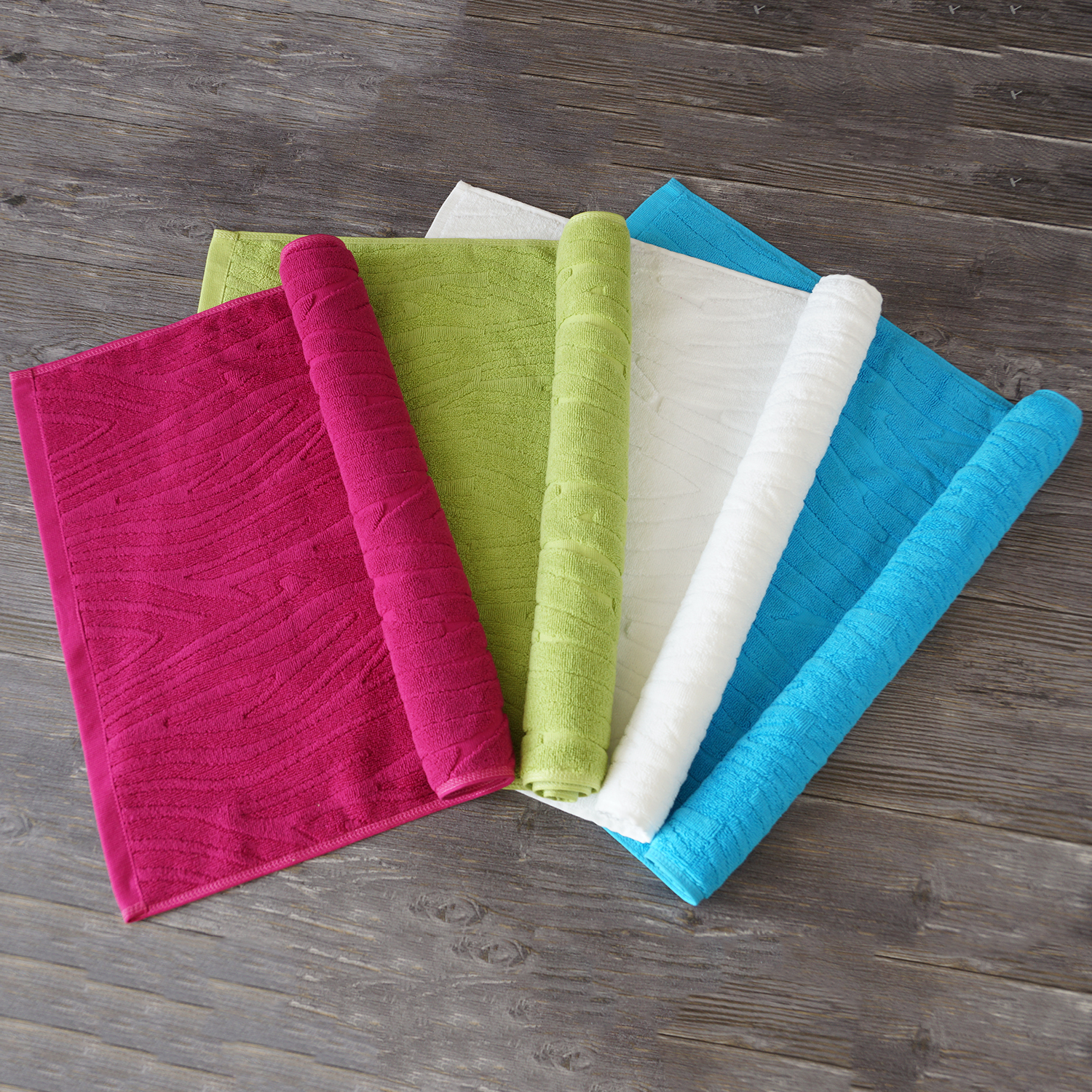 Wholesale Custom Multi-Color 100% Cotton Hotel / Gift Bath Mat