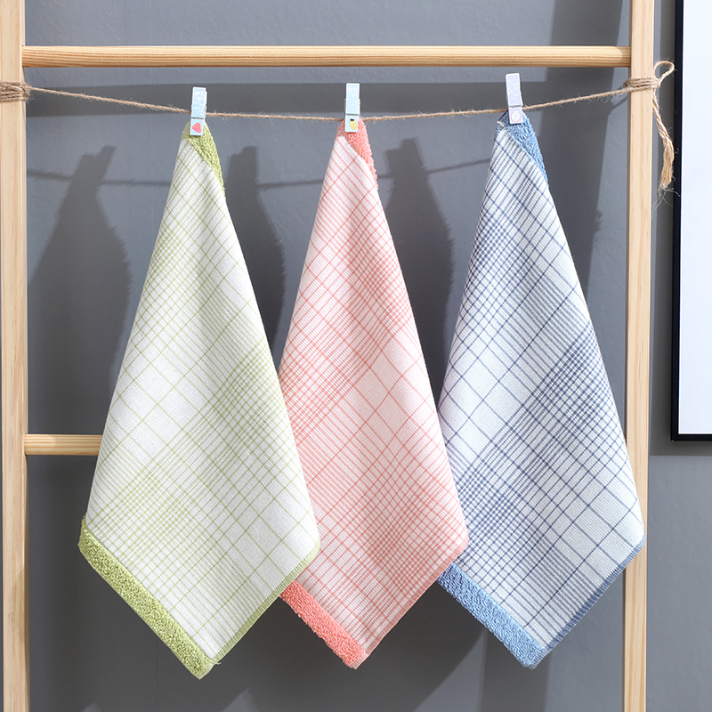 100% cotton grid set towel