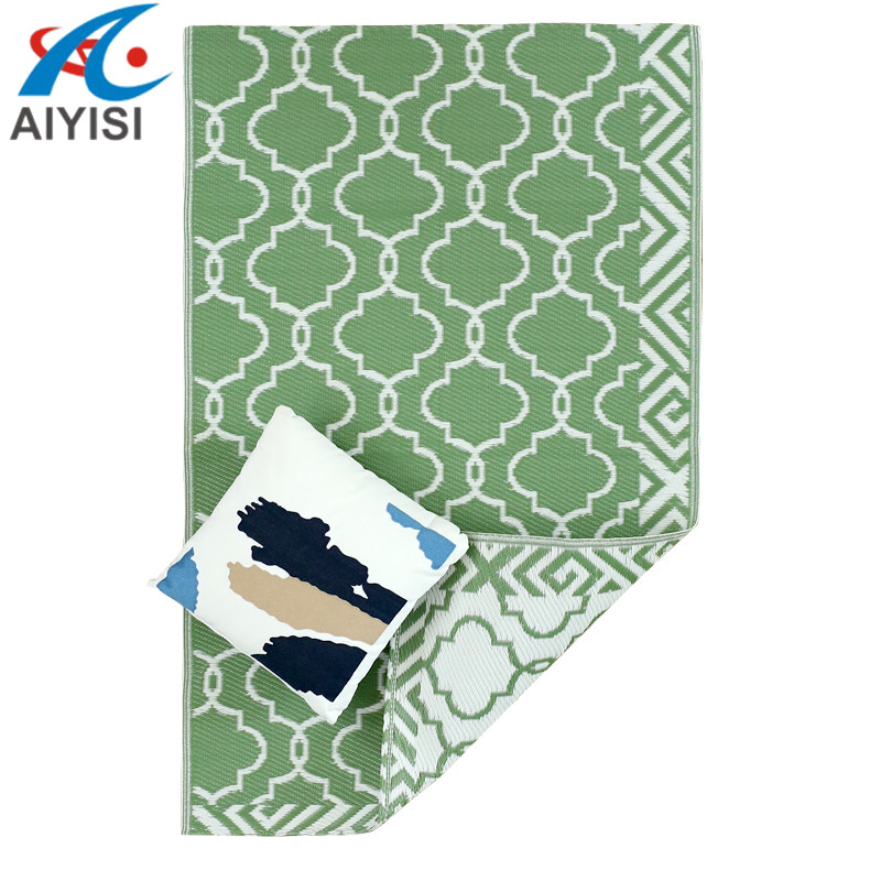 Indoor/Outdoor Lightweight Reversible Fade Resistant Area Rug, Great For Patio, Deck, Backyard, Picnic, Beach, Camping,