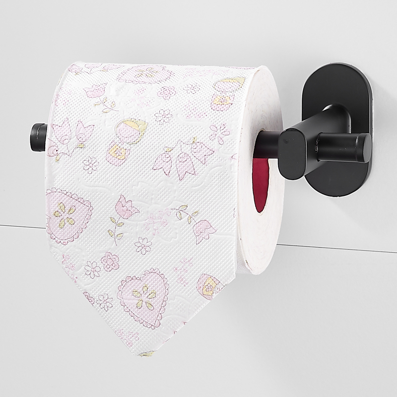FBA-Z856B zinc alloy black bathroom toilet paper roll holder