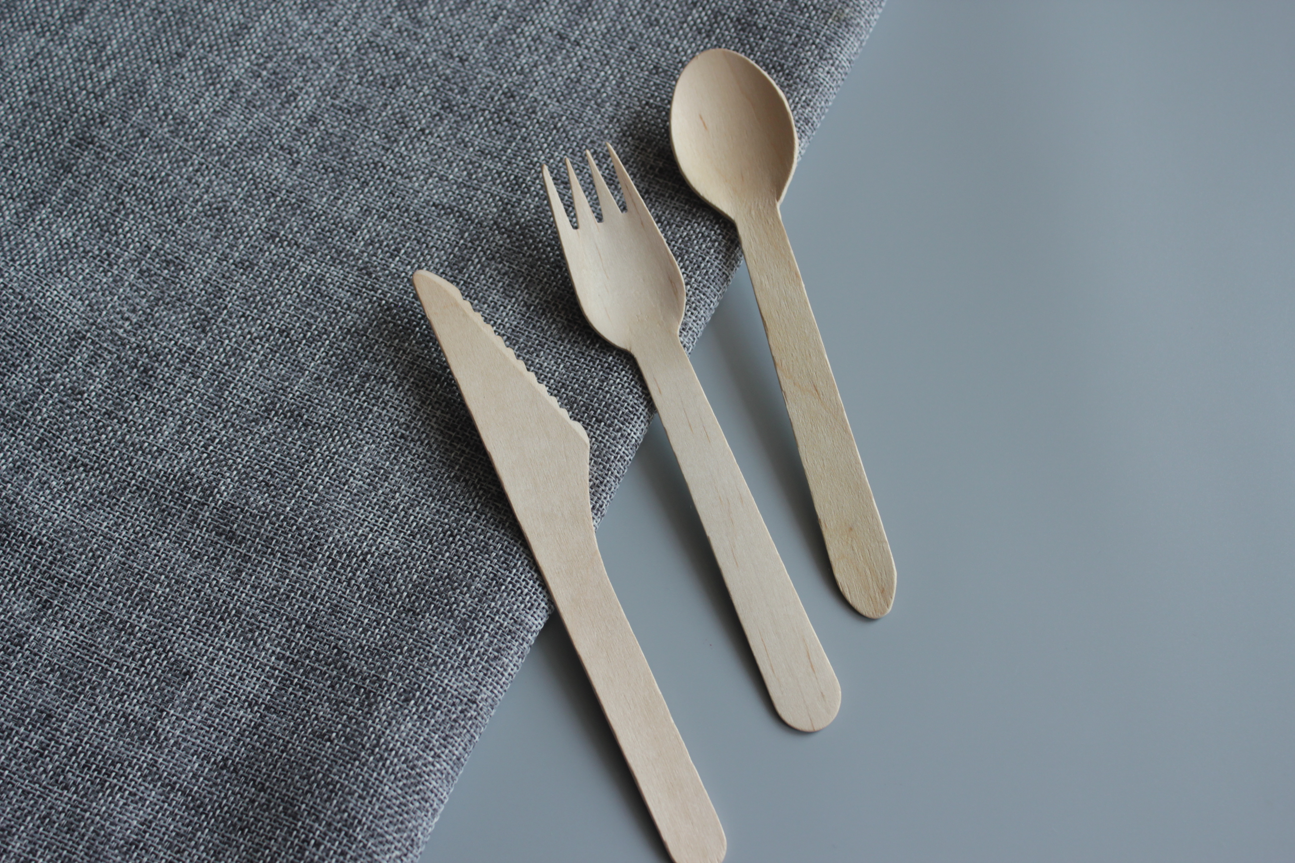 Wooden tableware-fork