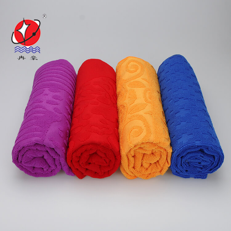 Microfiber jacquard towel bath towel face towel cleaning towel beach towel