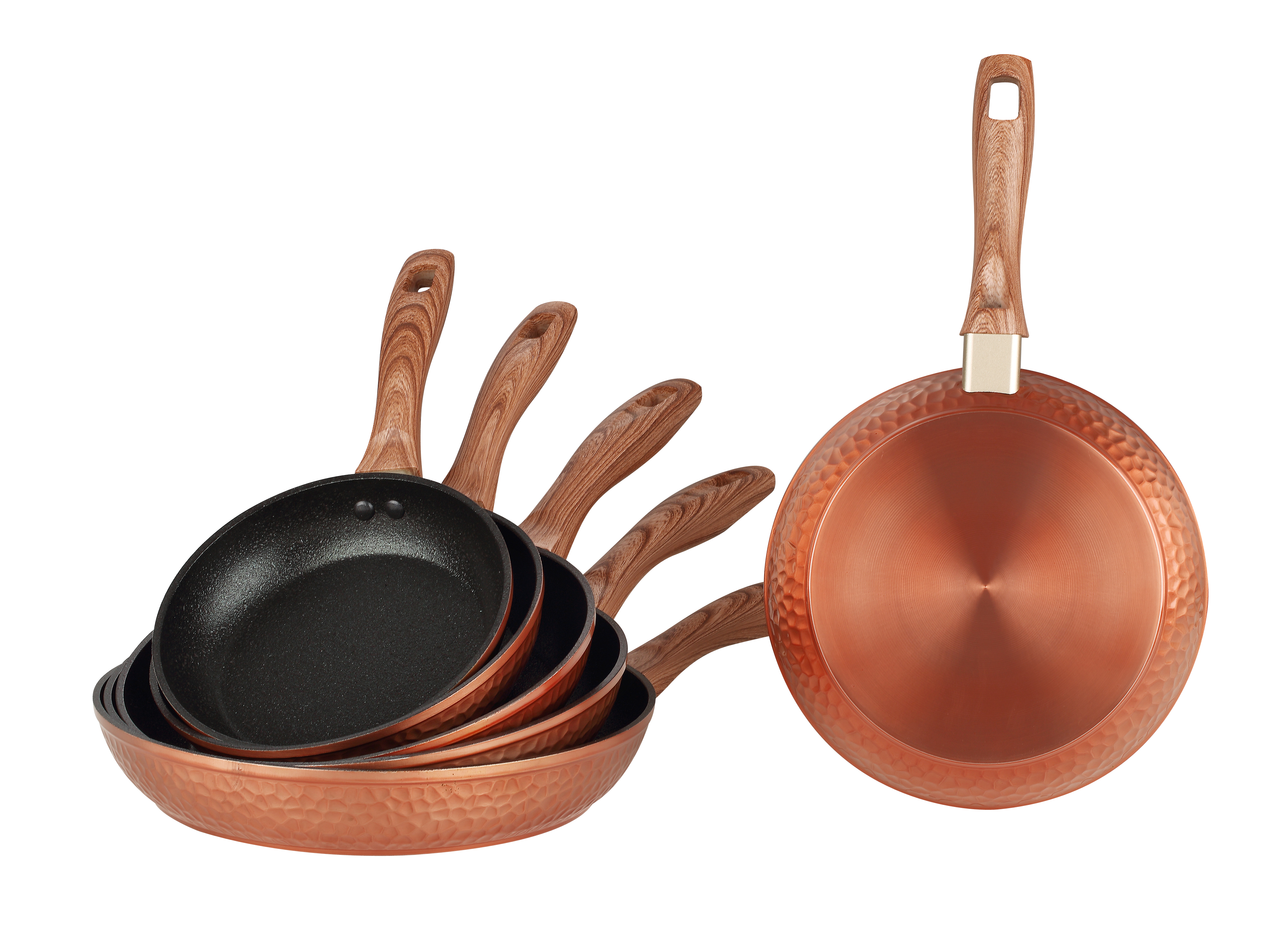 forged fry pan 6pcs set