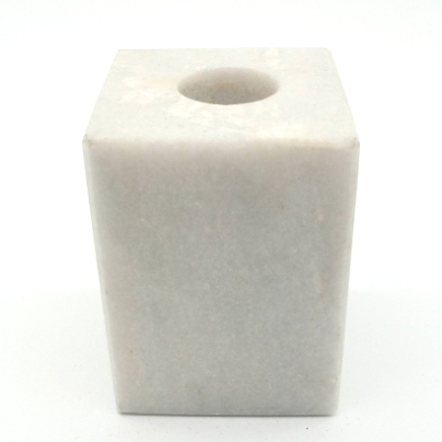 White Marble Stone Candle Holder