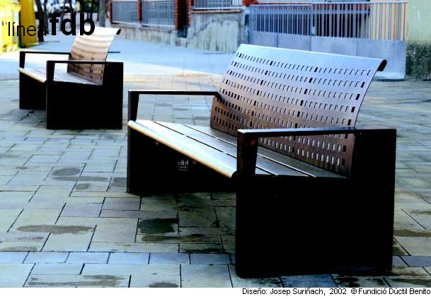 Steel park chair