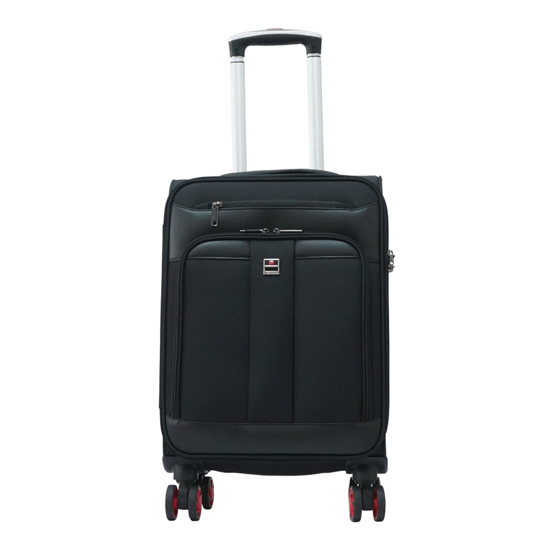 500D imitation nylon Security Flushed TSA lock 8 Spinner luggage set 19"/23"/28