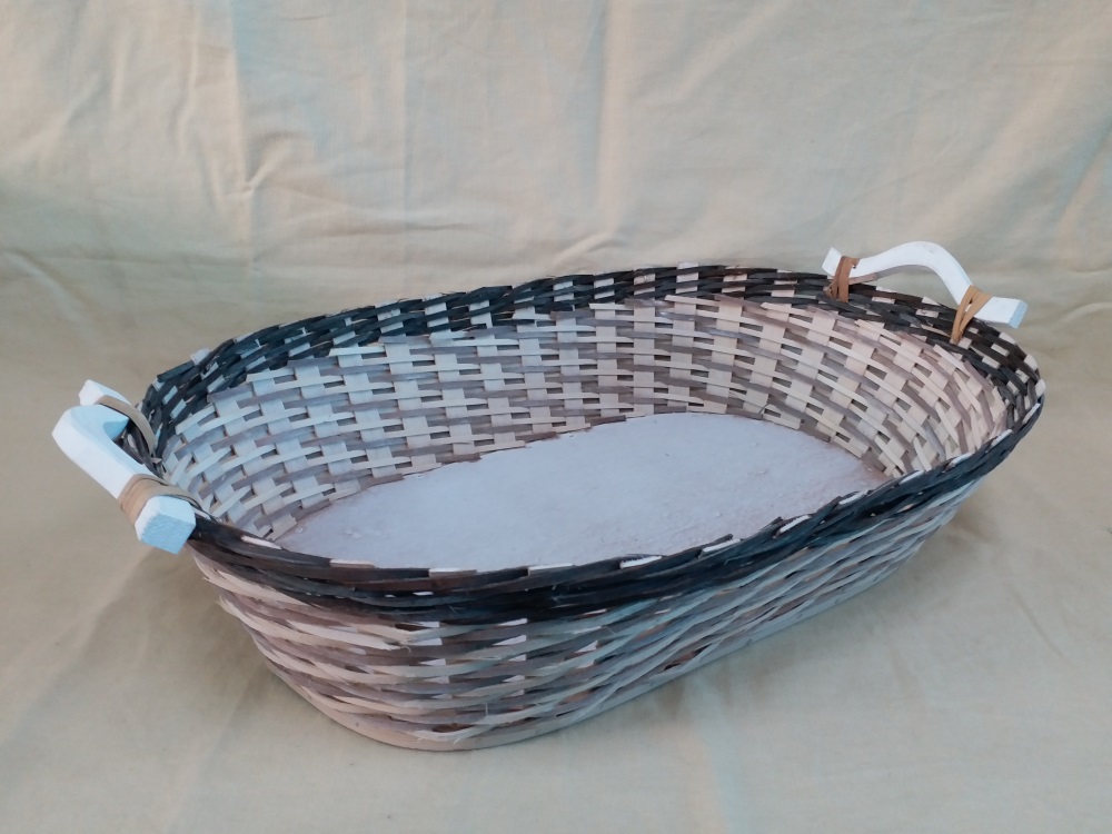 Gushi yufeng customizable new design Hand Woven Wicker Great for Easter Basket | Storage of Plastic Easter Eggs ,Candy Gift, Wedding Baskets.