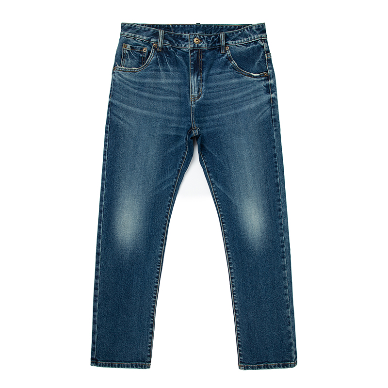 High cotton jeans pants soft and breathable men jeans trousers slim fit denim jeans G1023