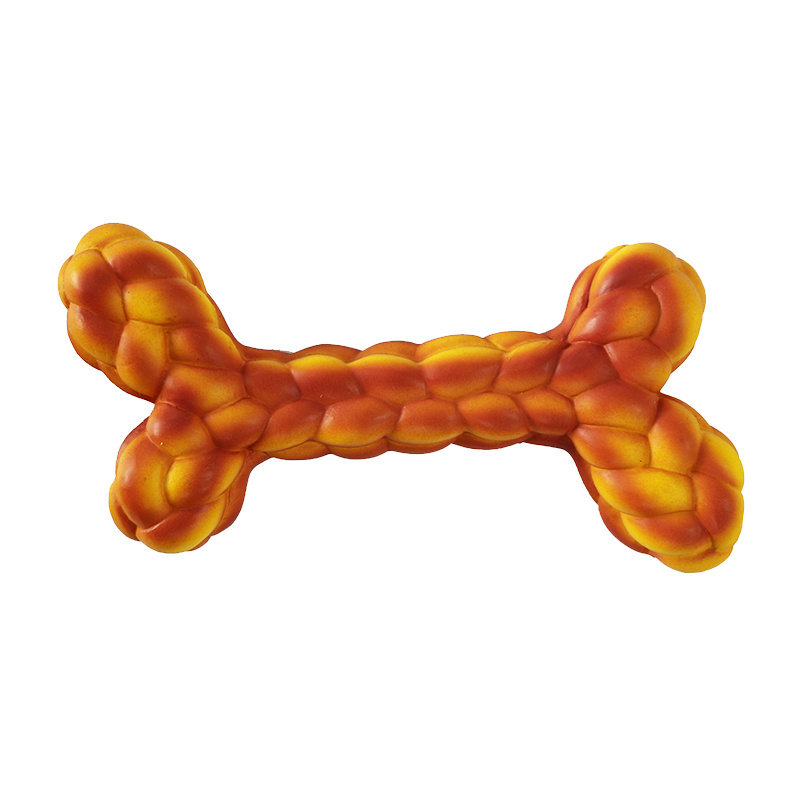 Latex bone-shaped bread