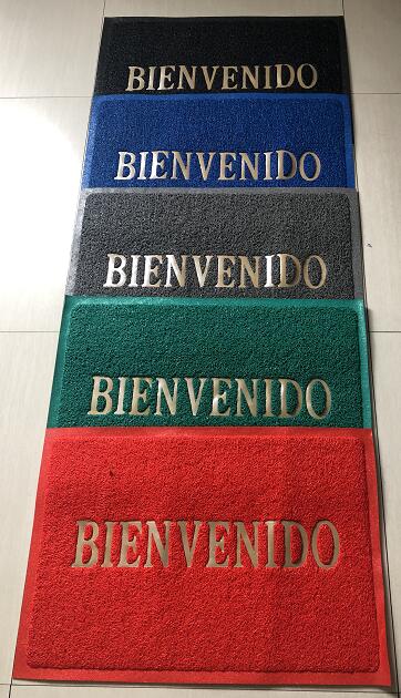 PVC Door Mat With Border & Words