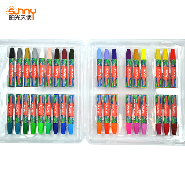 OIL PASTEL FOR KIDS Hexagonal PP box 36 COLOR OIL PASTEL CRAYON