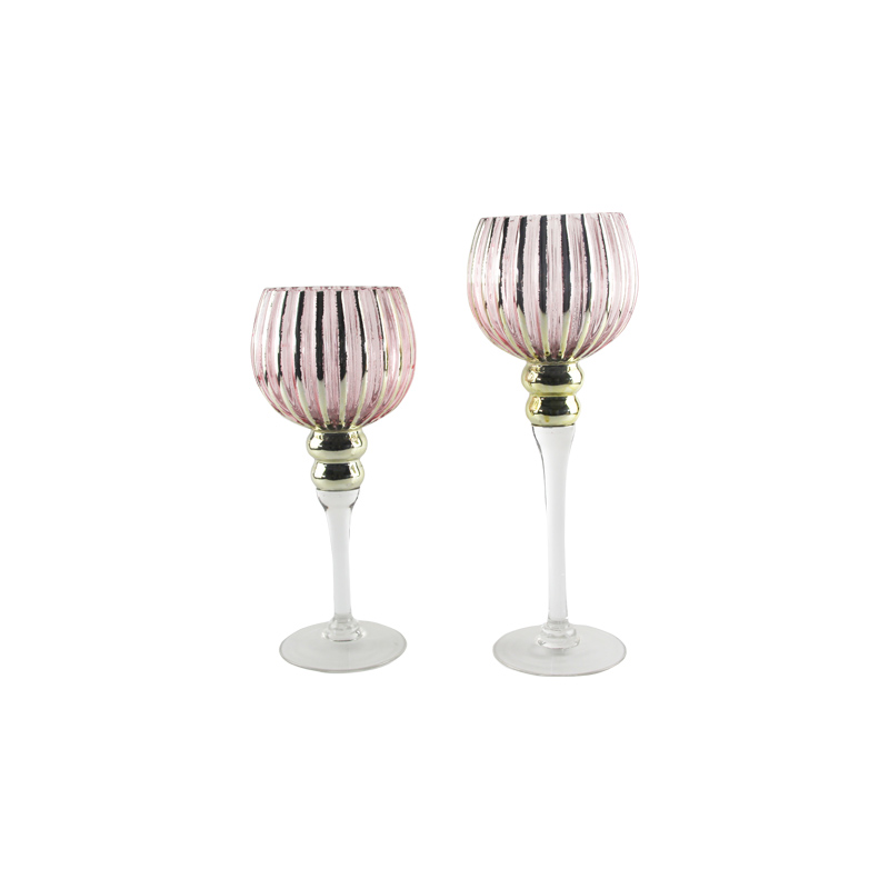 glass candleholder