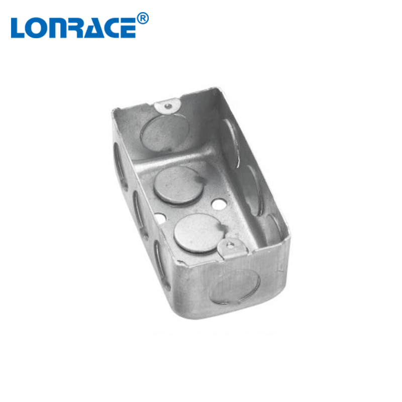 UL Rectangular Galvanized Junction Box Metal Electrical Box