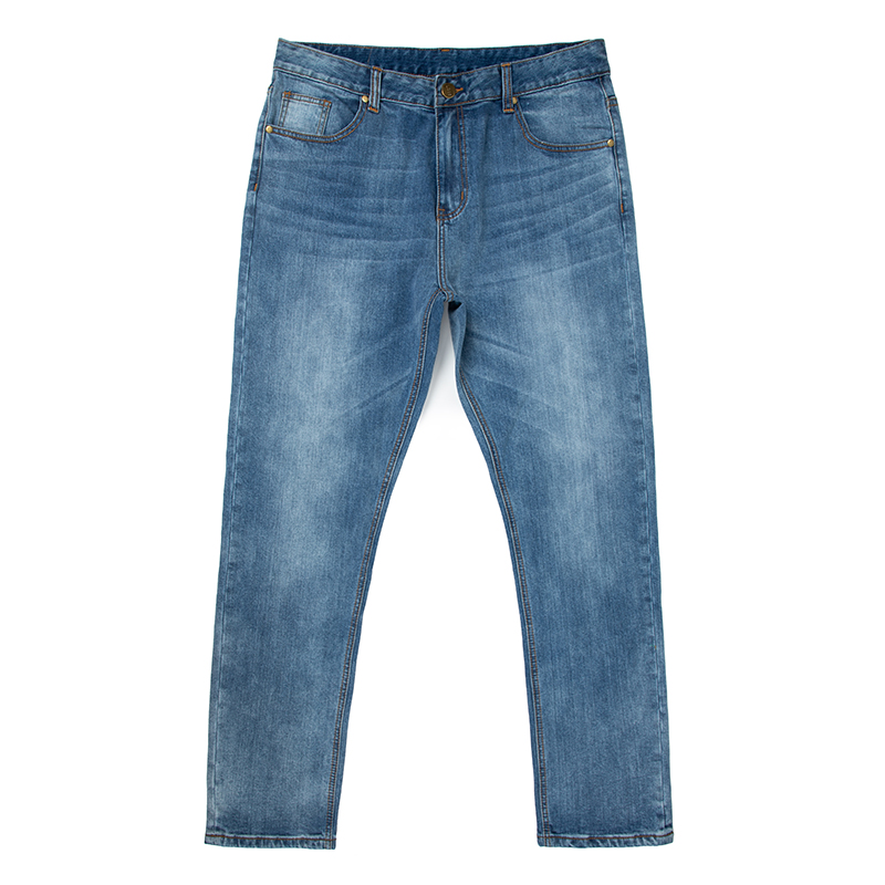 Bleach wash denim men jeans pants custom jeans pants Moustage and Monkey wash G2303