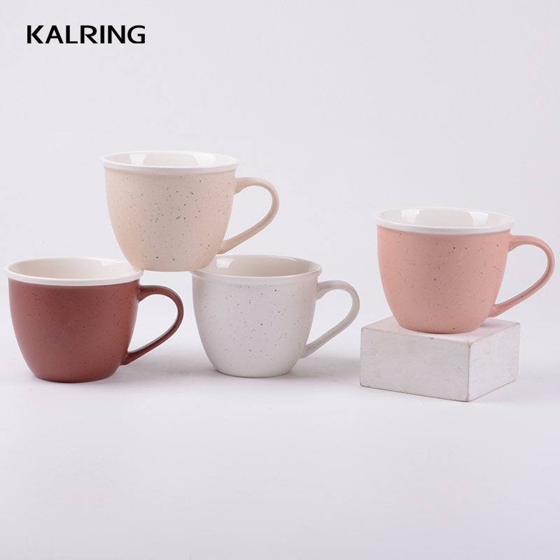 New bone china sesame seeds dotted with white edges collection