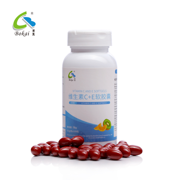 Vitamin E + Vitamin C Softgel Capsules