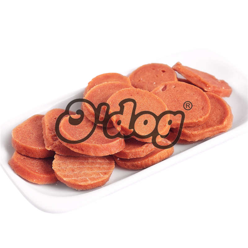 dog snack-duck circular chip