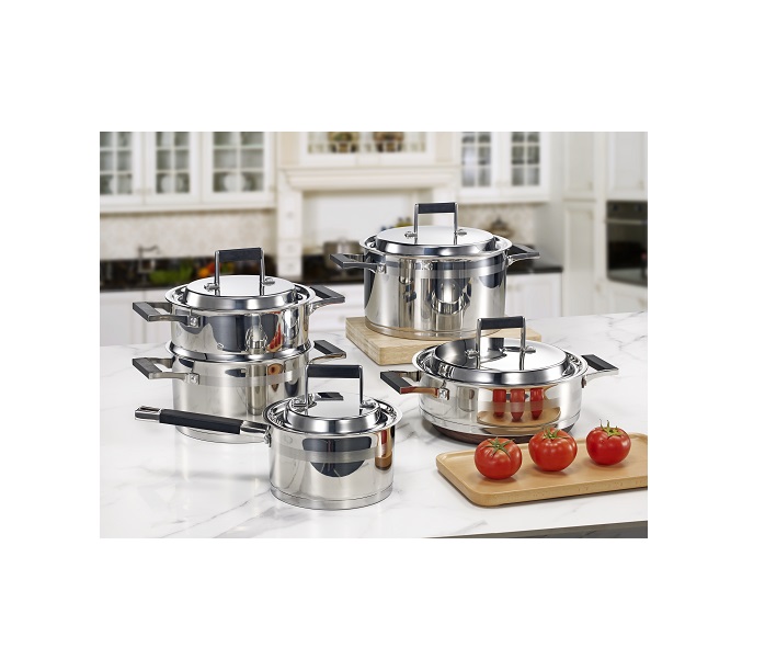 Sstainless steel 9pcs cookware set