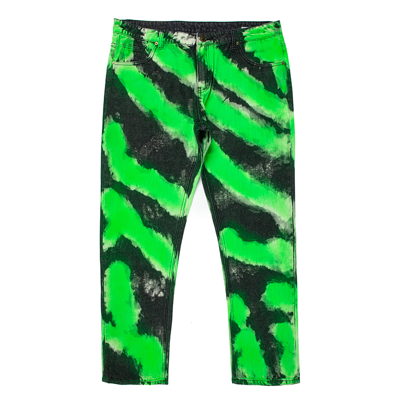 Special design jeans fashion men printing jeans trousers accept custom G1037