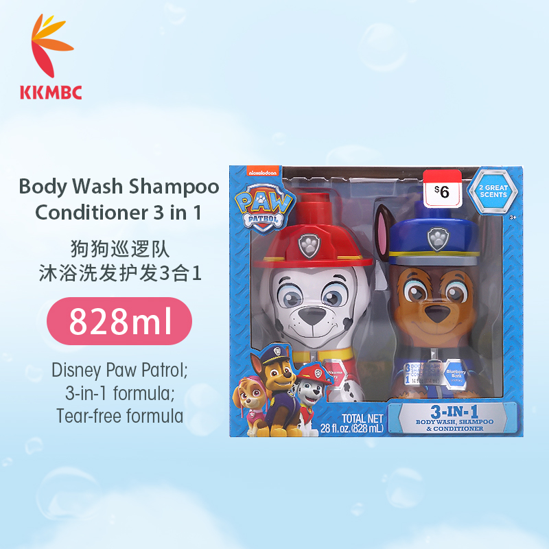 Disney Paw Patrol Body Wash Shampoo Conditioner 3 in 1