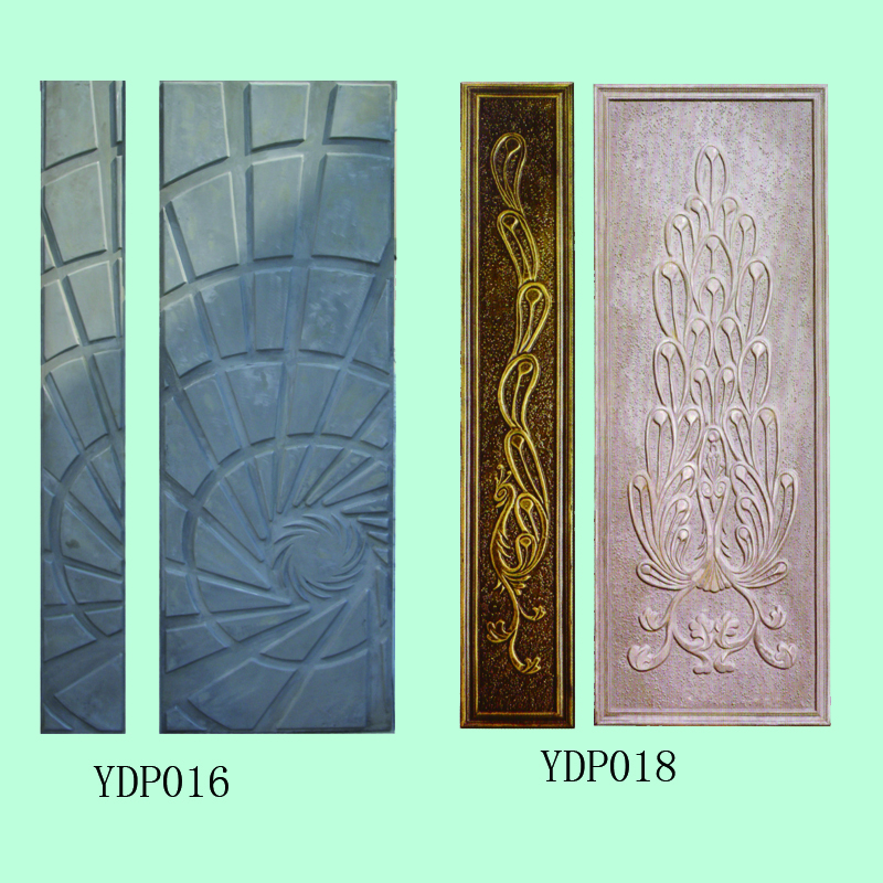 Cast aluminium panel