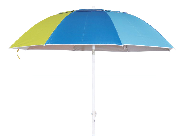 8k steel pole FRP RIBS beach umbrella(rainbow umbrella)