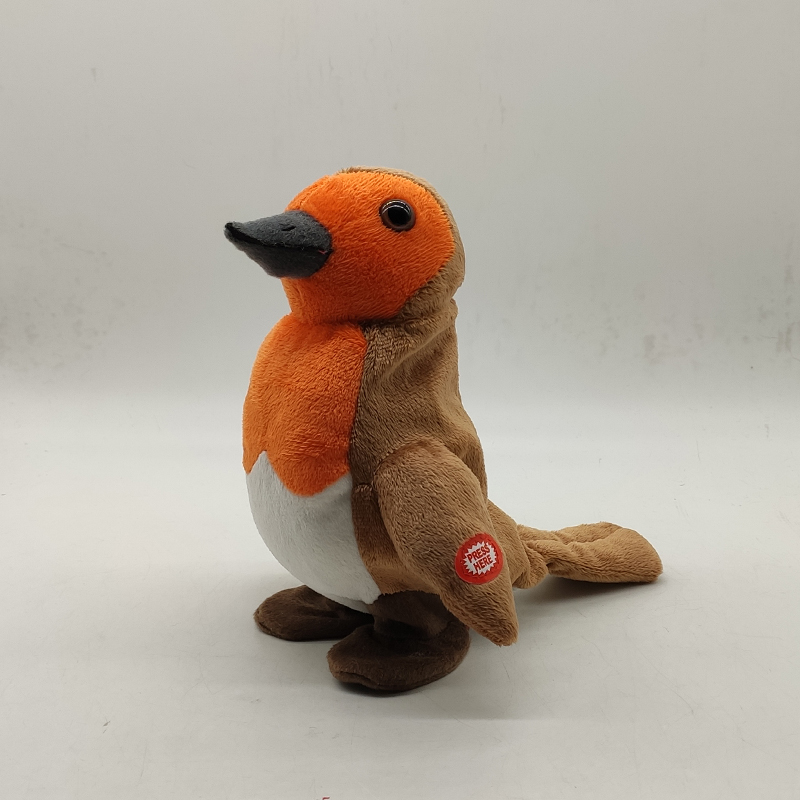 Battery Operated Walking Rock Robin