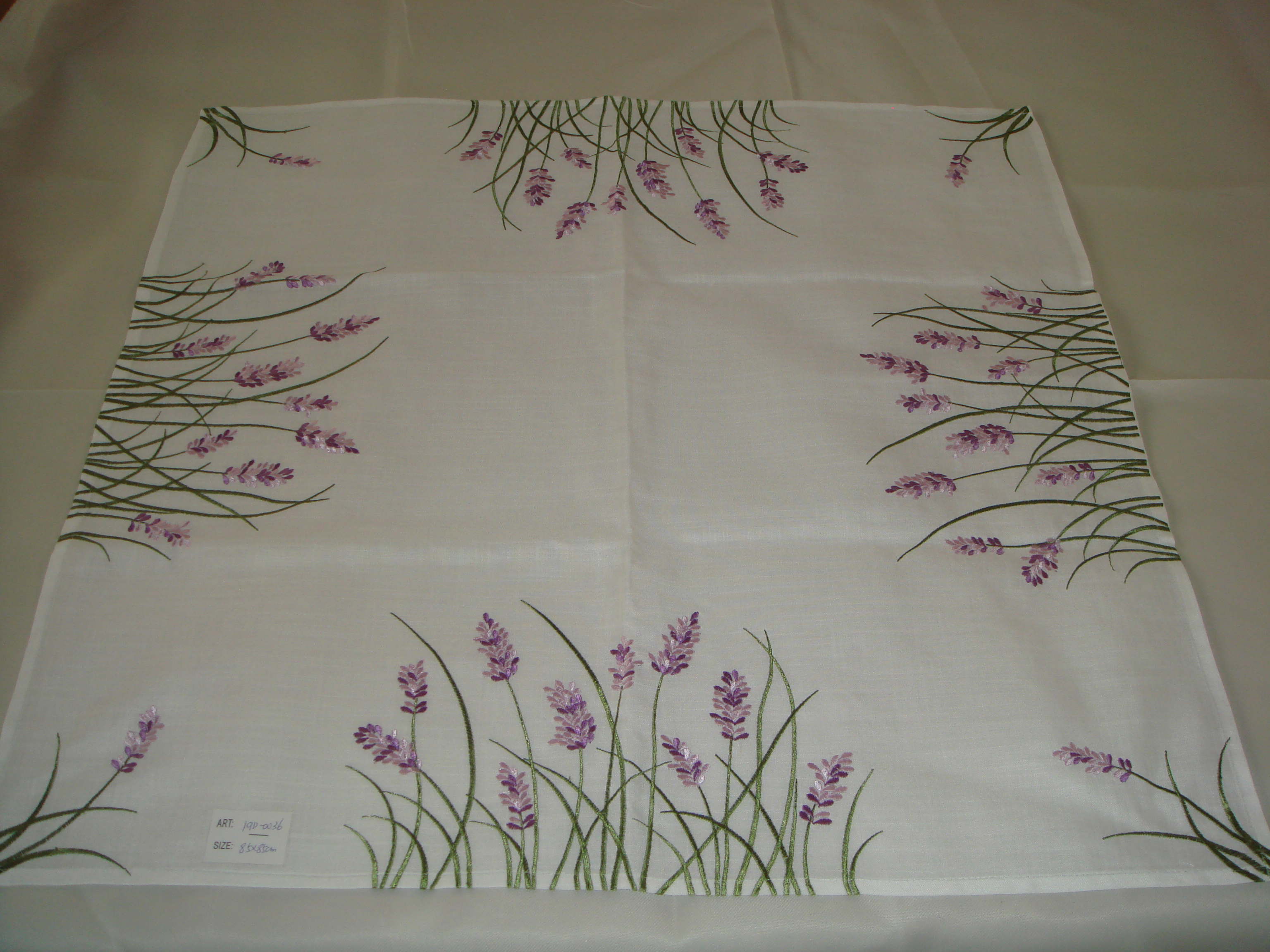 embroidery table cloth from manufacturer