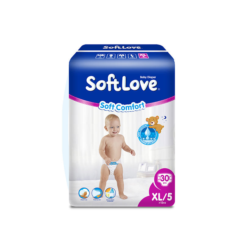 SoftLove baby diapers soft comfortable XL size 30pcs