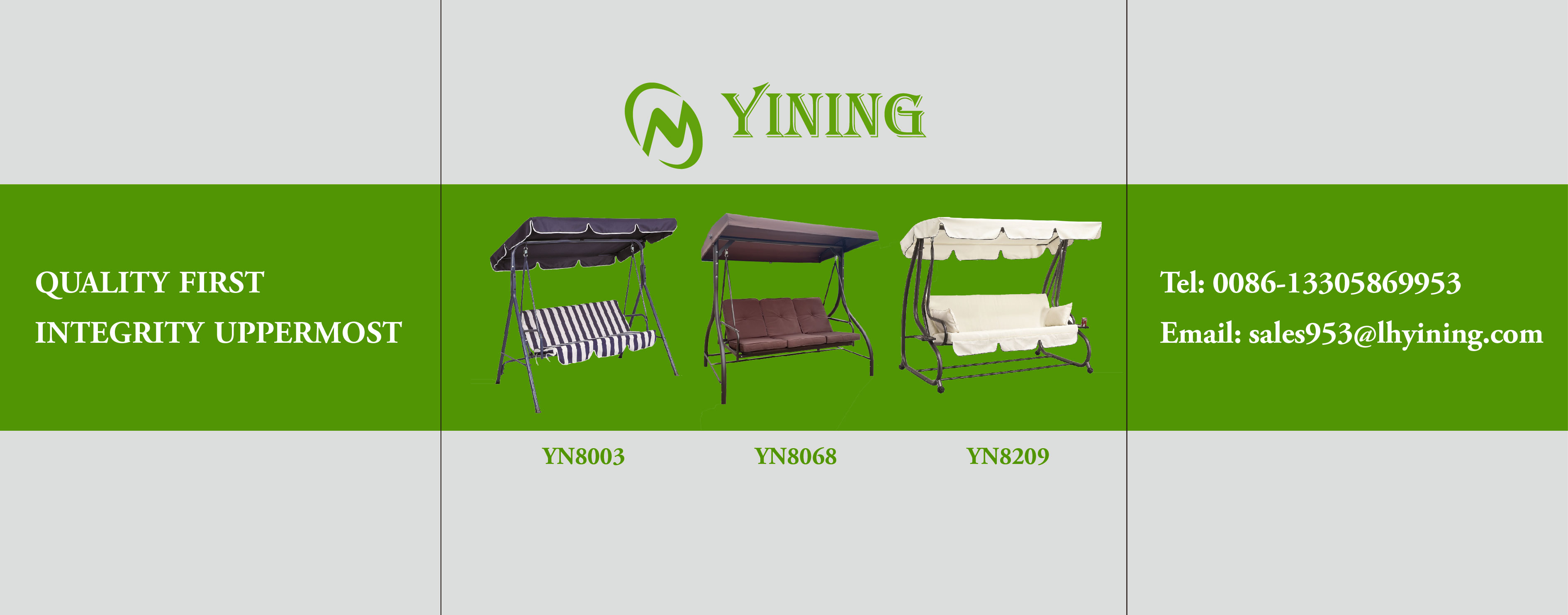Zhejiang Yining Industrial and Trade Co., Ltd. – Outdoor swing 1