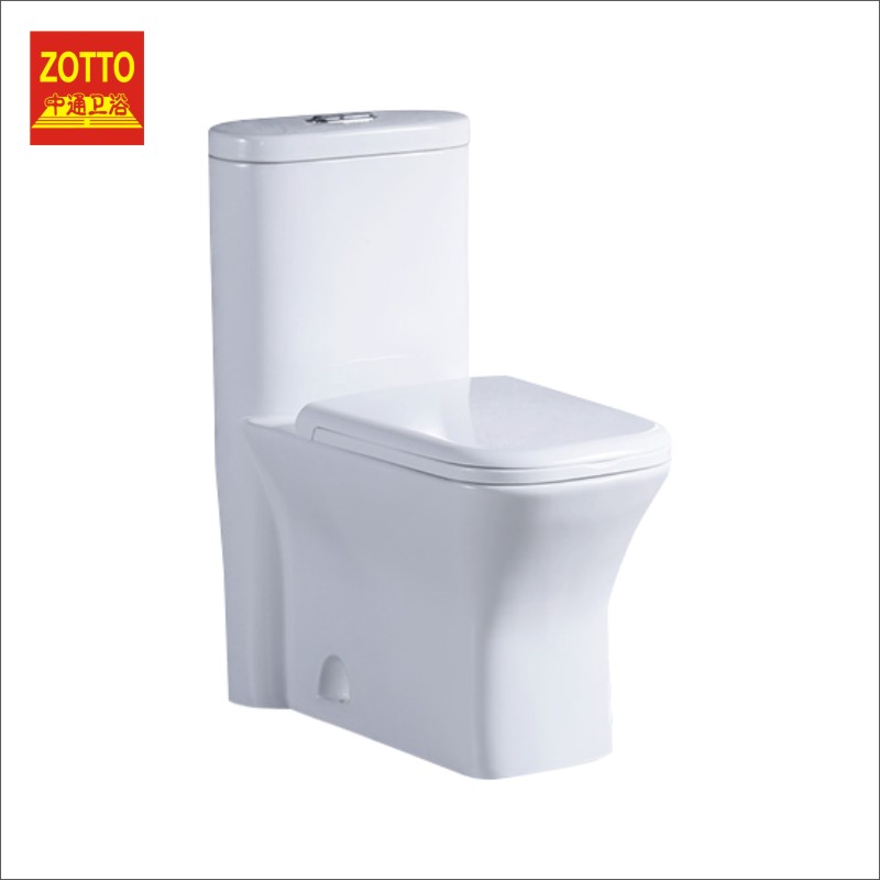 Washdown one piece toilet 4 inch big hole sanitary ware wc