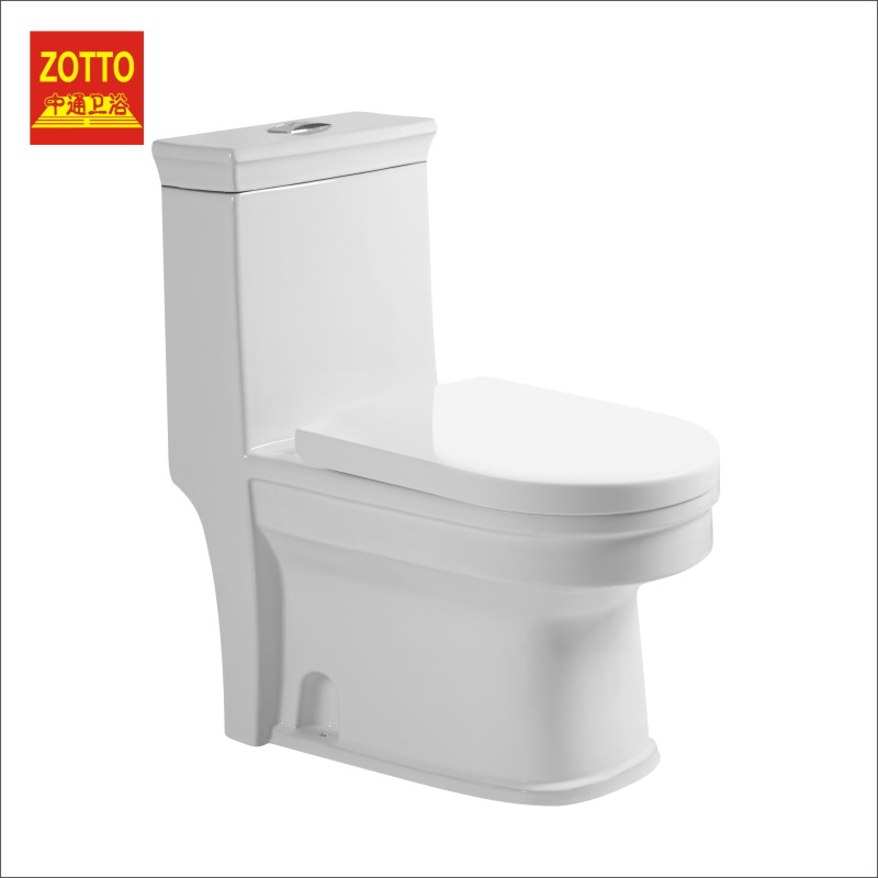 Washdown one piece toilet 4 inch big hole sanitary ware wc