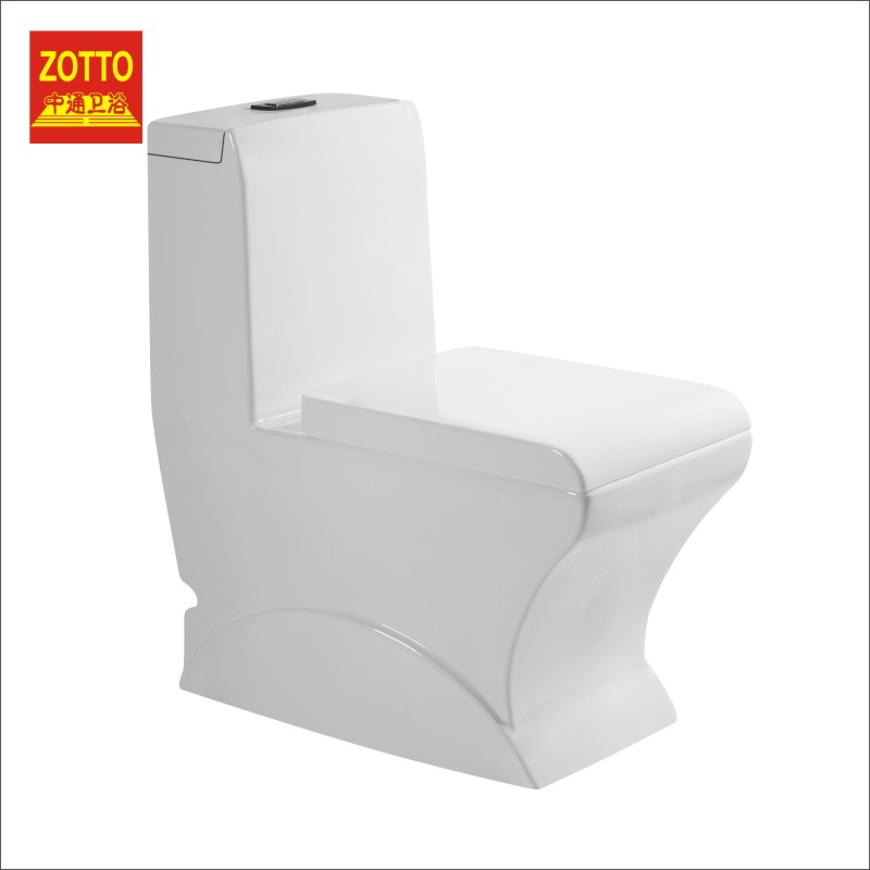 Washdown one piece toilet 4 inch big hole sanitary ware wc