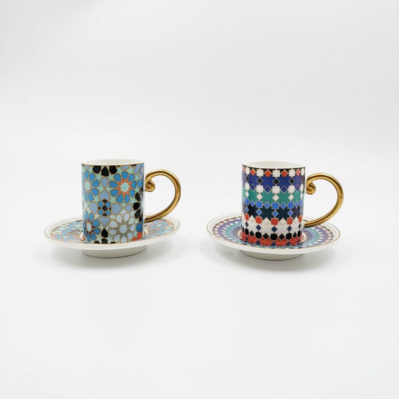 Coffee cup and saucer sets