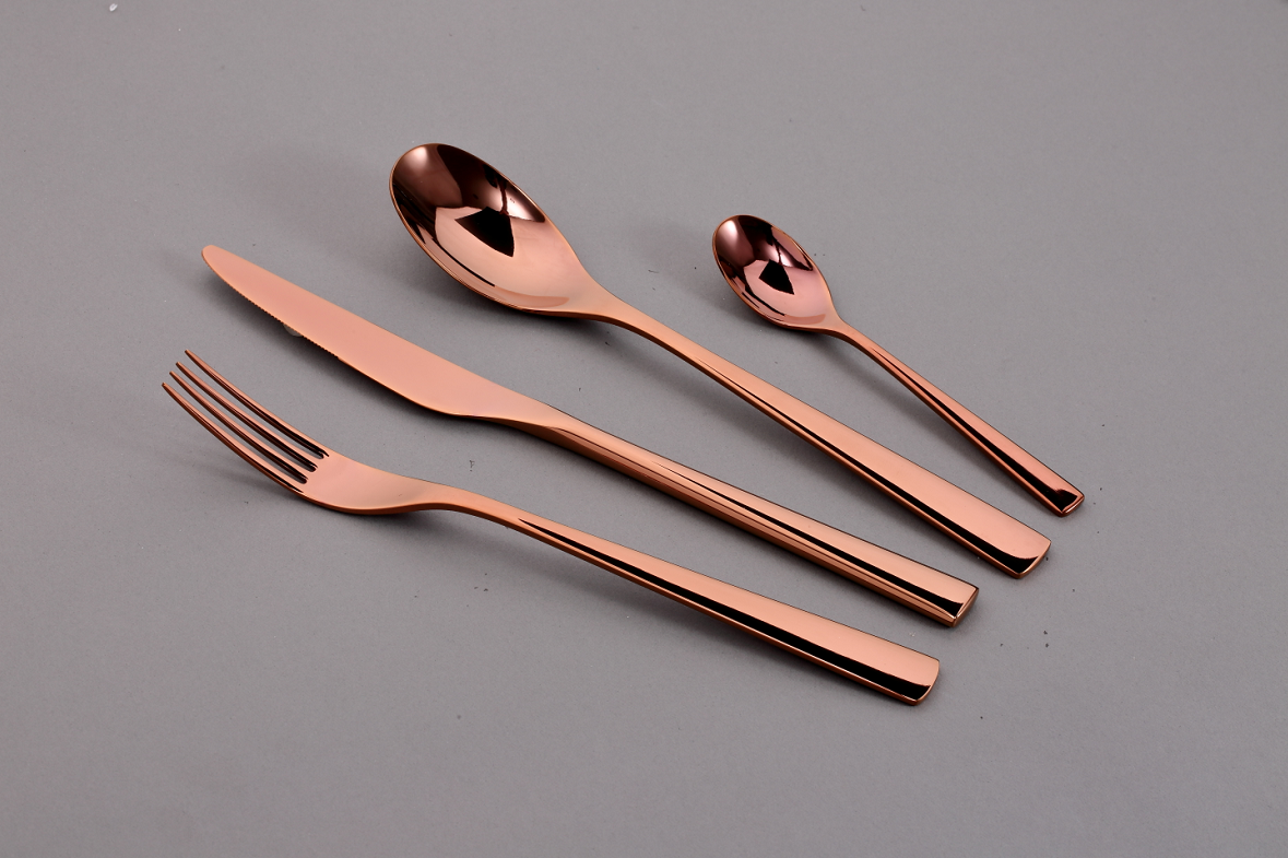 #0A stainless steel cutlery 6010m PVD copper