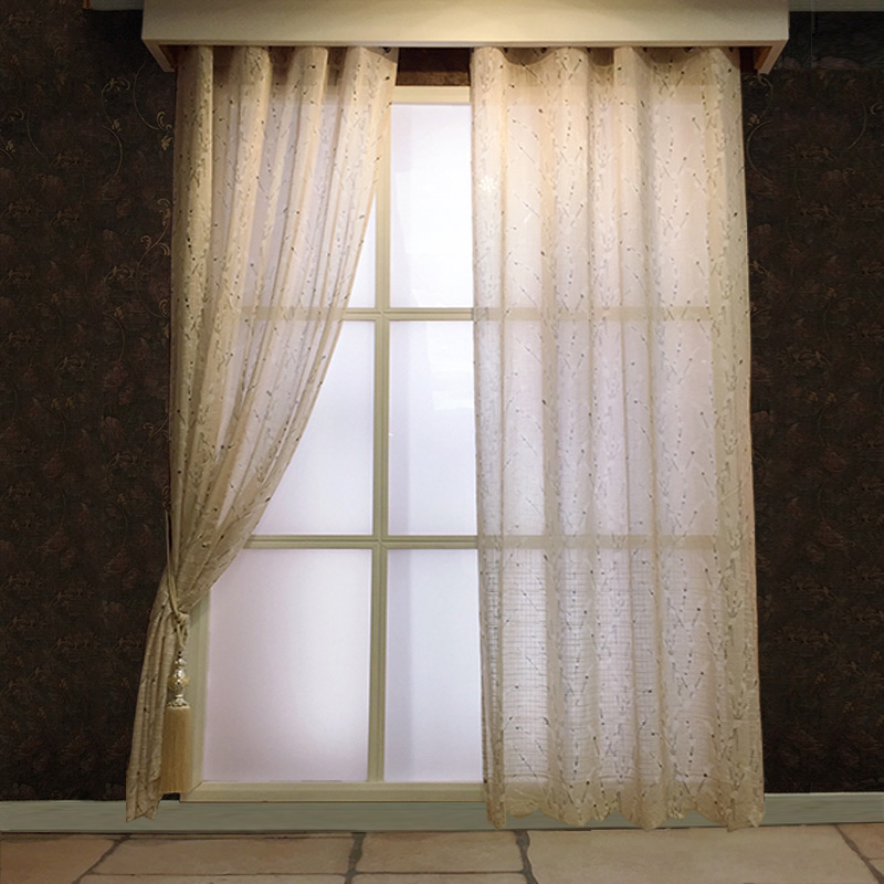 New Printed Flannel Curtain