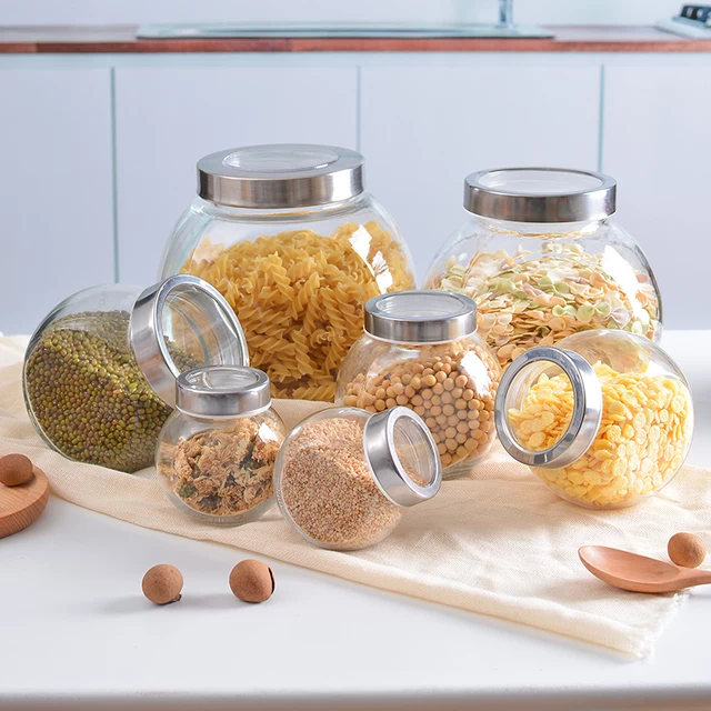F6210 Glass Canister Storage Jar