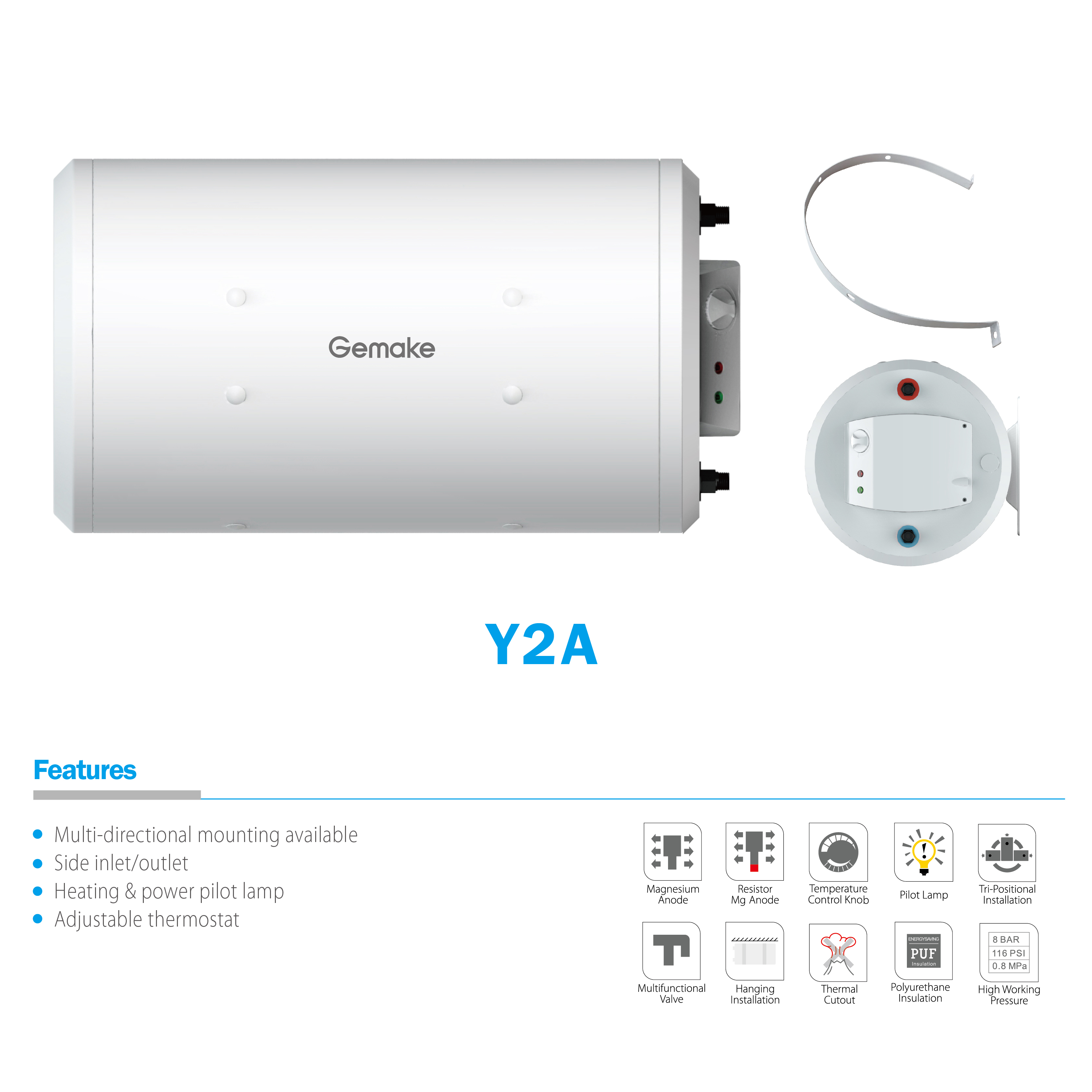 135th Fair Special -Electric storage water heater Y2A