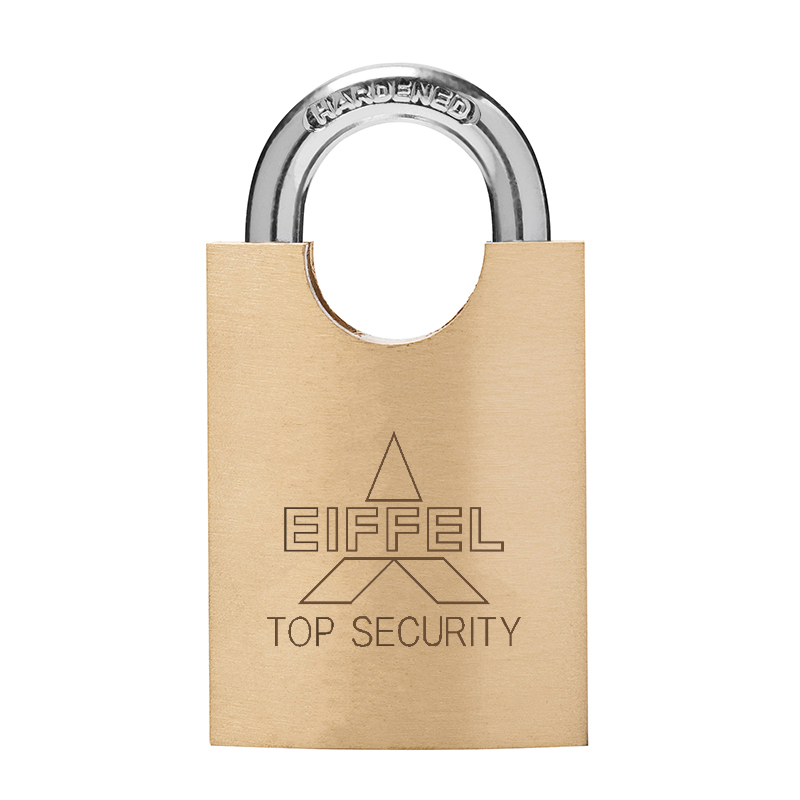 Entire shackle-protected Brass Padlock (Arc-shape)