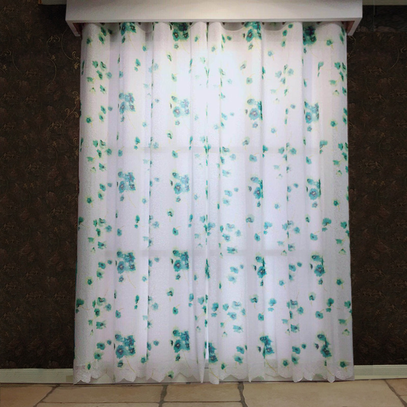 New Printed Flannel Curtain