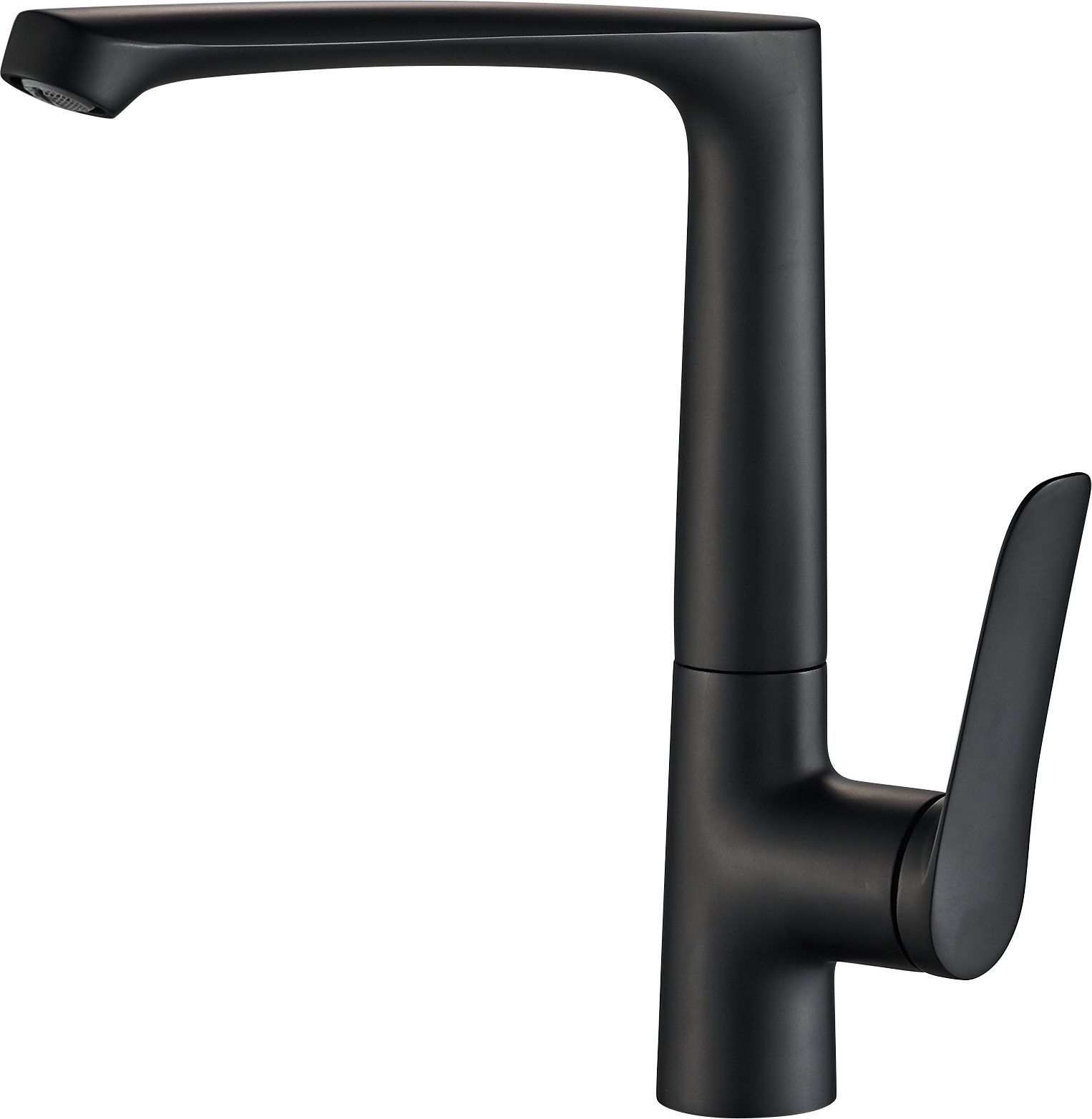 New Single lever spray black painting kitchen mixer