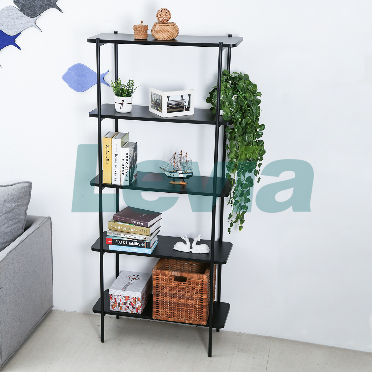 Moore 5-layer shelf