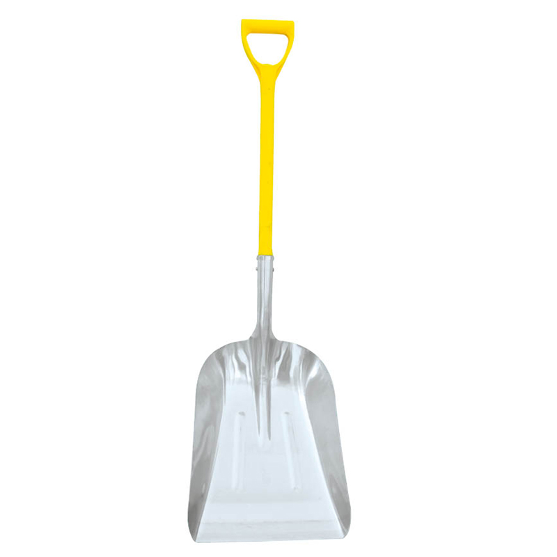 Solid fiberglass handle aluminium shovel,snow shovel