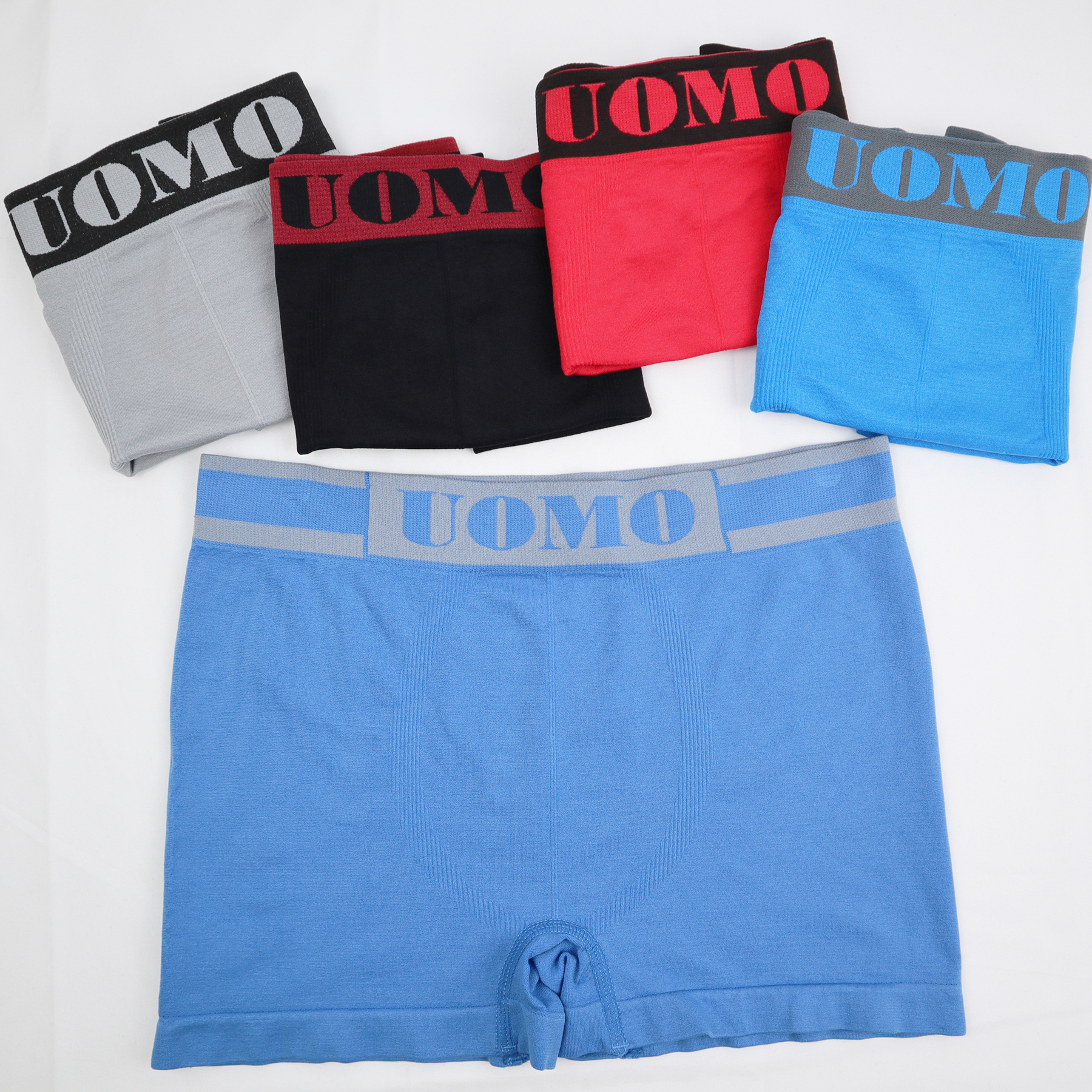 Multi Colors Fashion Seamless polyester Men Boxer Briefs Man Underpant