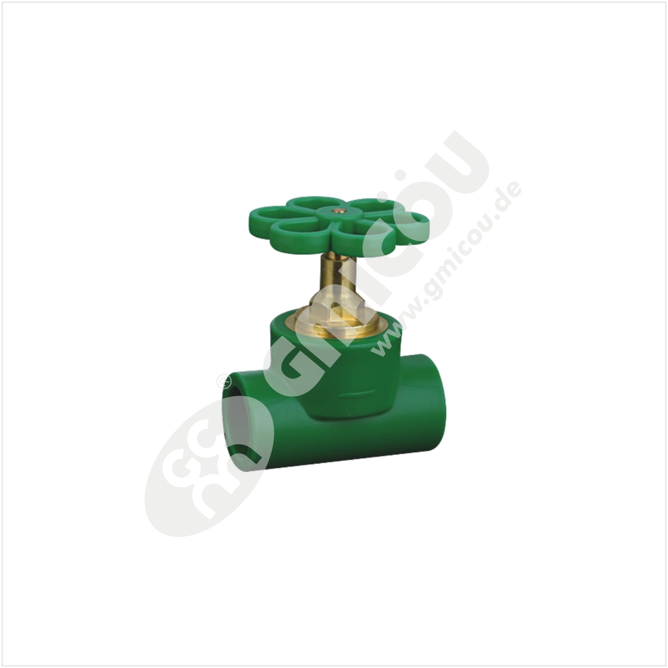 PPR pipe fitting with globe valve