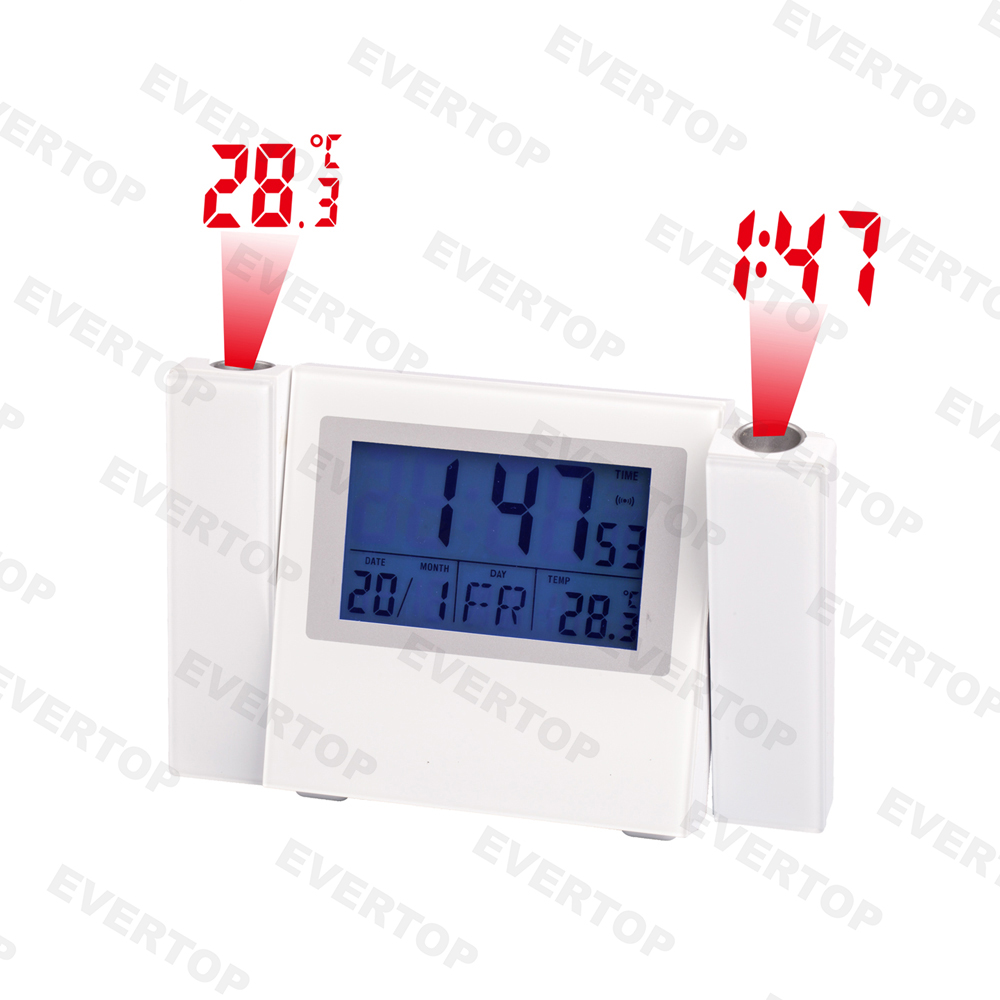 Time & Temperature Projector Digital Clock Et633a