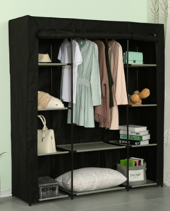 Portable Non-Woven Fabric Wardrobe