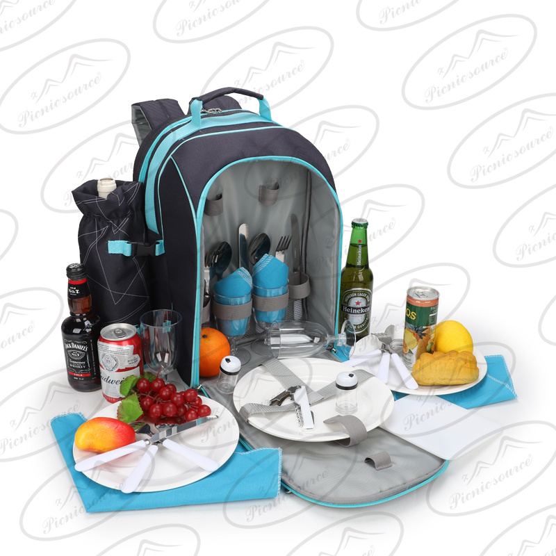 Picnic backpack for 4 persons