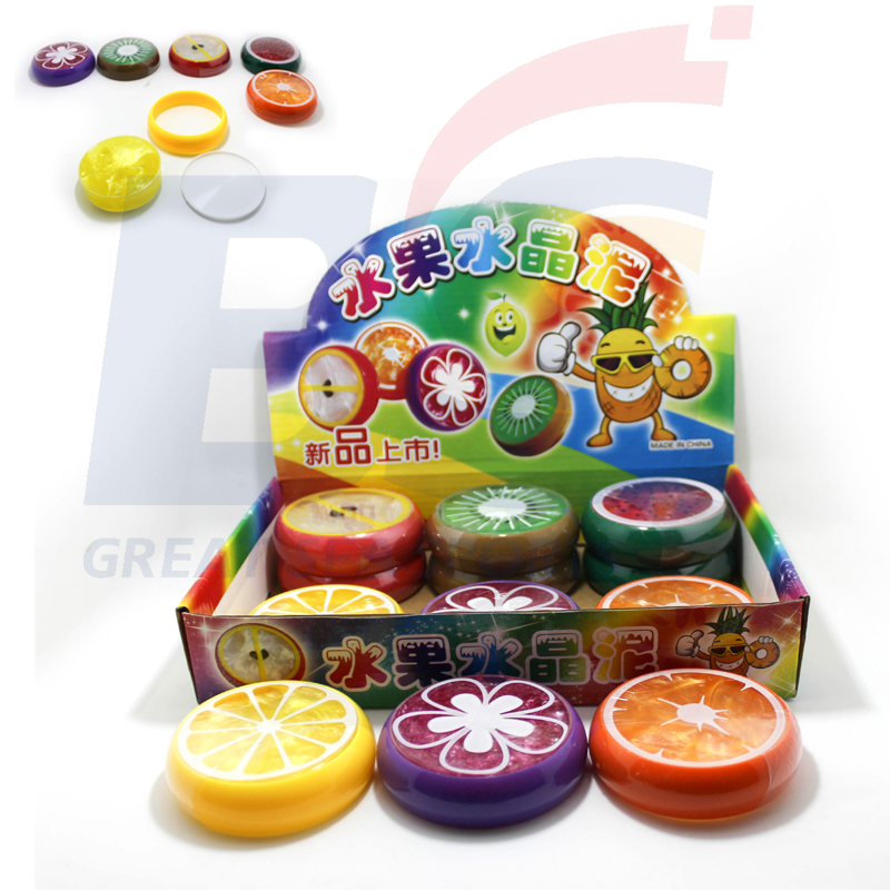 Crystal Fruit Putty Toys Silly Slime Toys crystal slime for kids