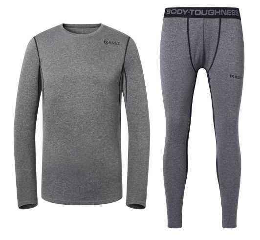 winter/autumn men's polyester polypropylene fleece thermal set